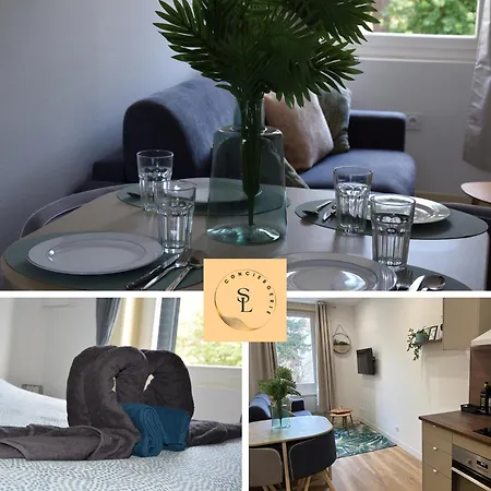 Appartement Elegant T2 A Bron, Tramway A 2min, Box Parking, 4personnes Bron